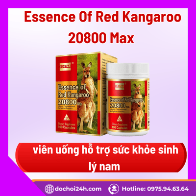 Viên uống Essence Of Red Kangaroo 20800 Max là gì? 