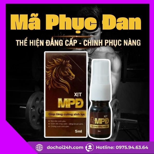 Xịt chống xuất tinh sớm Mã Phục Đan tăng thời gian cho nam giới Xịt Mã Phục Đan