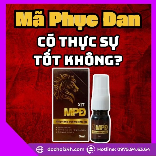 Xịt chống xuất tinh sớm Mã Phục Đan tăng thời gian cho nam giới Xịt Mã Phục Đan