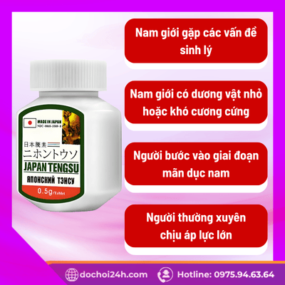 Japan Tengsu bí quyết sung mãn cho phái mạnh từ Nhật Bản Ai nên dùng viên uống Japan Tengsu?