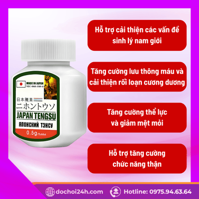 Japan Tengsu bí quyết sung mãn cho phái mạnh từ Nhật Bản Japan Tengsu tác động thế nào đến sinh lý?