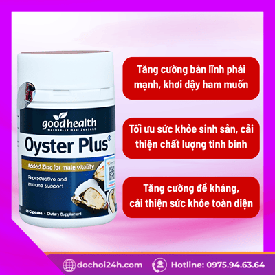 Công dụng vượt trội của Oyster Plus Goodhealth