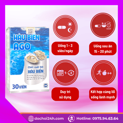 Hàu Biển AGO bí quyết tráng dương bổ thận cho phái mạnh Cách dùng Hàu Biển AGO hiệu quả nhất