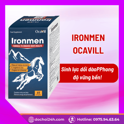 Khám phá viên uống Ironmen Ocavill