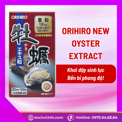 Tổng quan về viên uống Orihiro New Oyster Extract