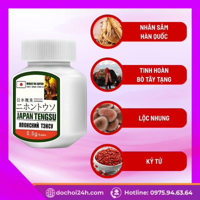 Japan Tengsu bí quyết sung mãn cho phái mạnh từ Nhật Bản Sức mạnh thảo dược độc đáo trong Japan Tengsu