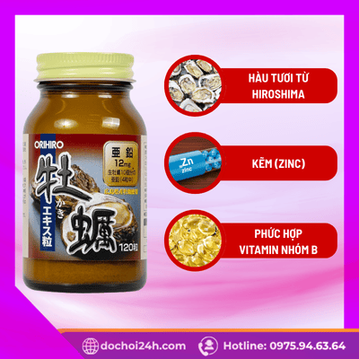 Thành phần “vàng” có trong Orihiro New Oyster Extract
