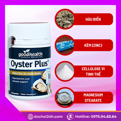 Thành phần vàng của Oyster Plus Goodhealth