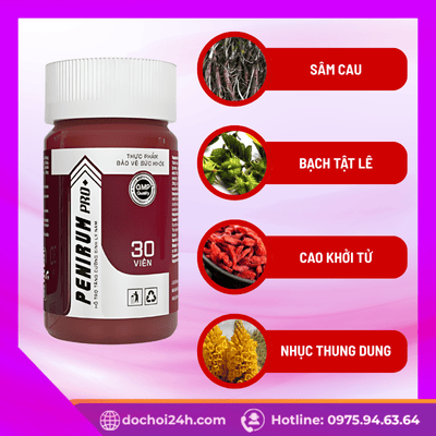 Thành phần thảo dược quý có trong Penirum Pro+