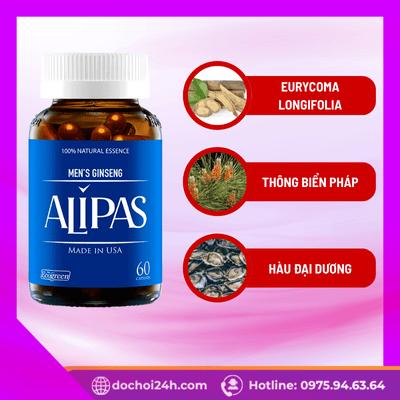 Thành phần thiên nhiên quý giá trong Sâm Alipas