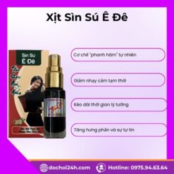 Công dụng hỗ trợ phái mạnh của Xịt Sìn Sú Ê Đê