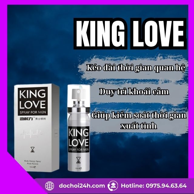 Chai xịt King Love
