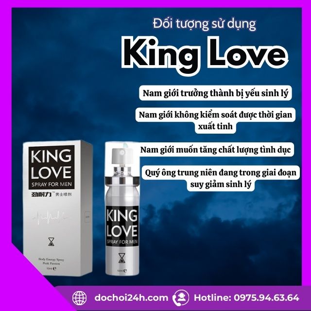 Chai xịt King Love