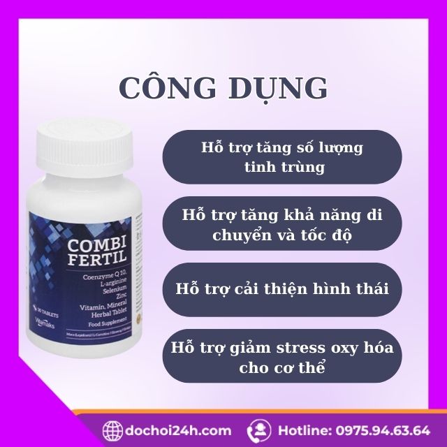 Công Dụng Thực Tế Của Combifertil Với Nam Giới