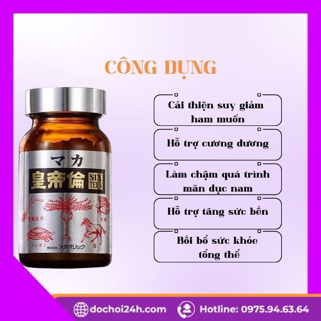 Viên Uống Tăng Cường Sinh Lý Nam Giới Maka Sixteen Công Dụng Thực Tế Của Maka Sixteen