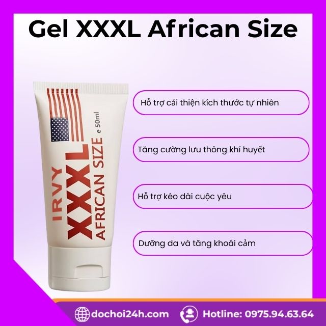 Công dụng của Gel XXXL African Size