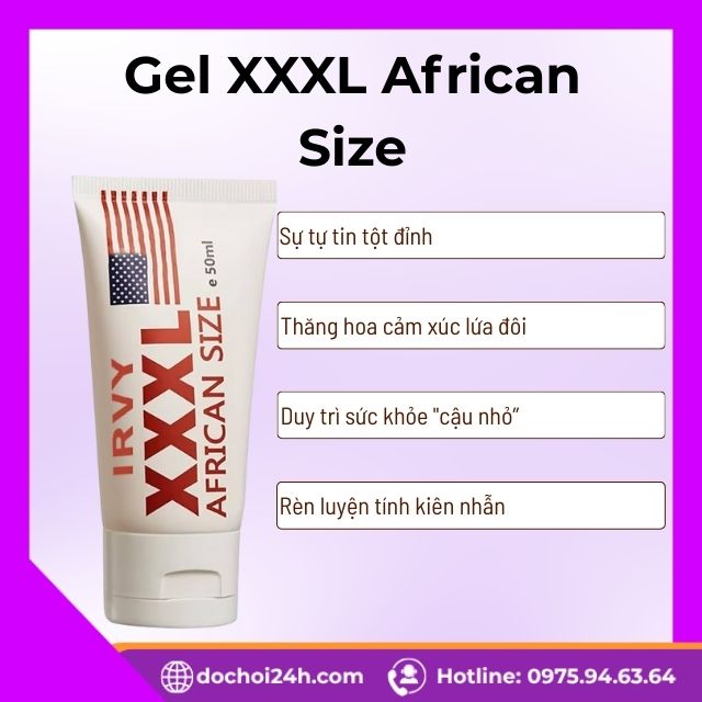Lợi ích khi sử dụng Gel XXXL African Size