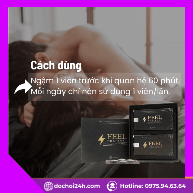 Hướng dẫn sử dụng viên ngậm Feel The Best đúng cách, an toàn