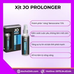Công dụng chính của Xịt JO PROLONGER System JO