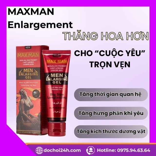Giới thiệu tổng quan về sản phẩm MAXMAN Enlargement