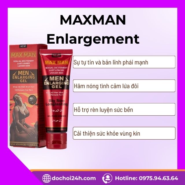 Lợi ích khi sử dụng MAXMAN Enlargement đều đặn