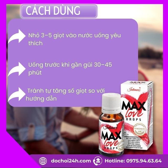 Nước uống Max Love Drops 