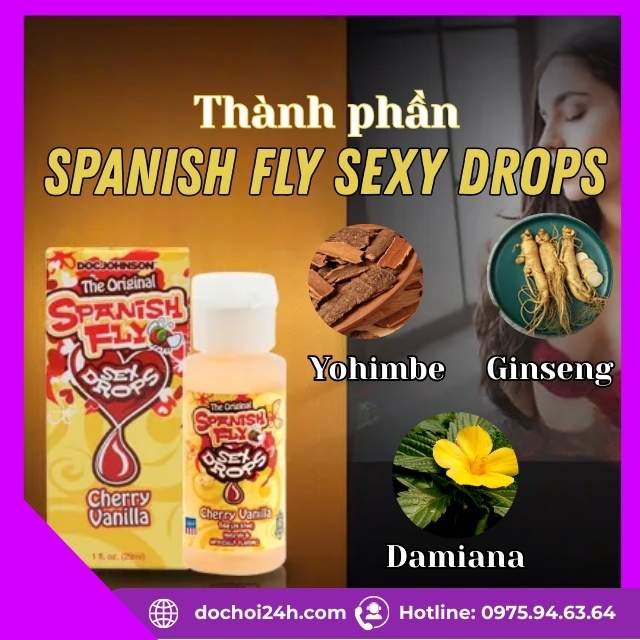 Nước uống Spanish Fly Sexy Drops