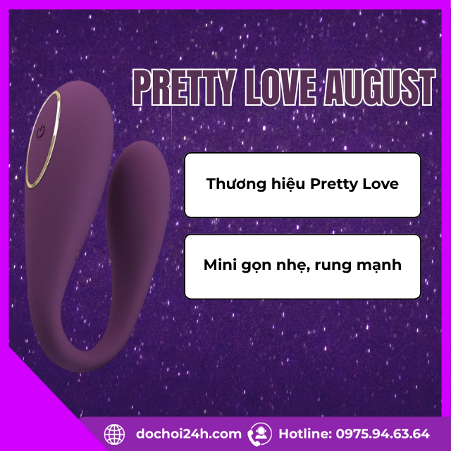 Máy rung âm vật Pretty Love August là gì