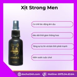 Công dụng vượt trội của Chai Xịt Strong Men