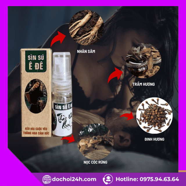 Thành phần xịt Sìn Sú Ê Đê từ thảo dược Ê Đê