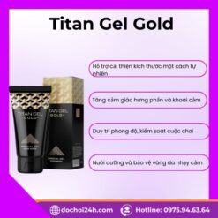 Công dụng nổi bật của Titan Gel Gold đối với sinh lý nam