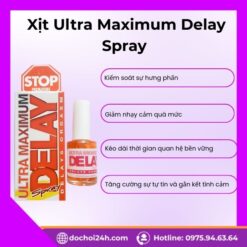 Công dụng hỗ trợ vượt trội của Xịt Ultra Maximum Delay Spray
