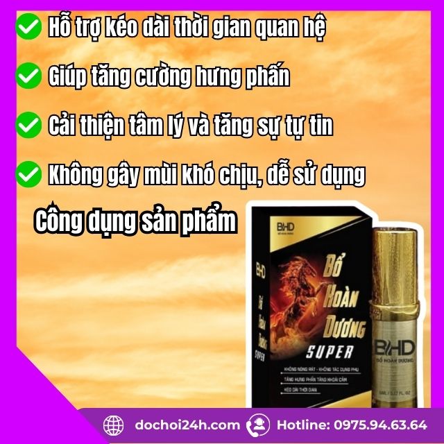 Xịt Bổ Hoàn Dương Super