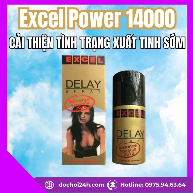 Xịt Excel Power 14000 Delay Spray