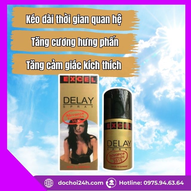 Xịt Excel Power 14000 Delay Spray