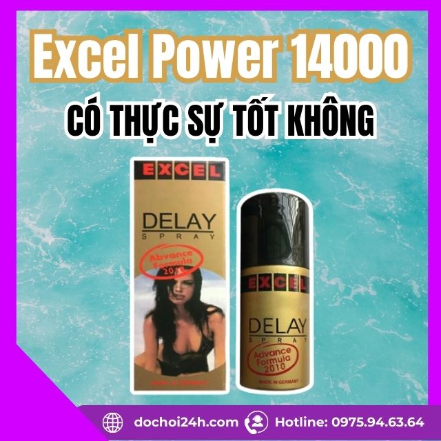 Xịt Excel Power 14000 Delay Spray