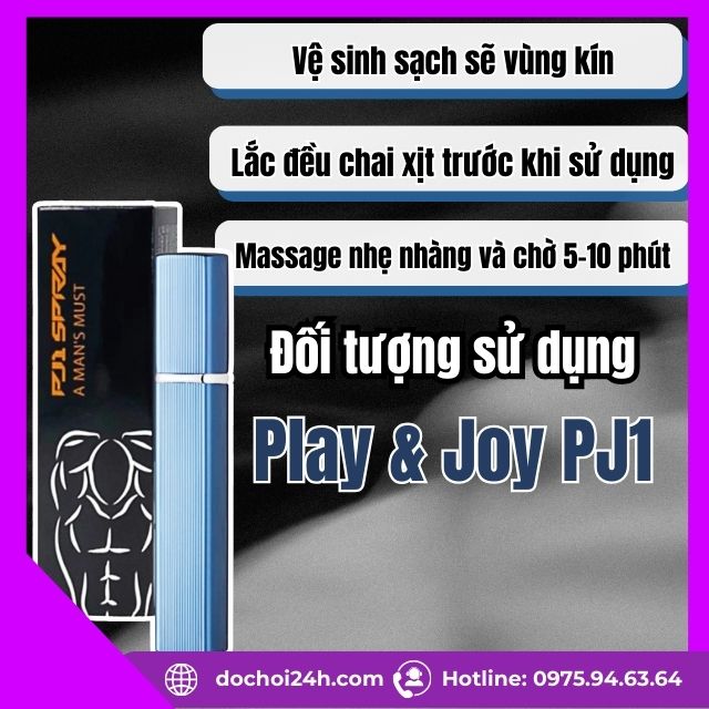 chai xịt chống xuất tinh sớm Play & Joy PJ1