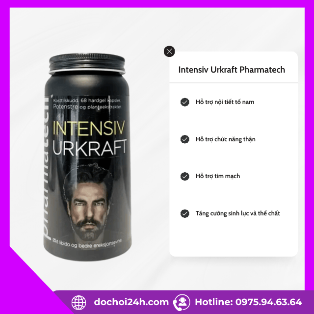 Công dụng của viên uống intensiv urkraft pharmatech