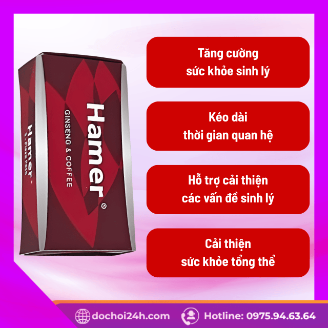 Lợi ích vượt trội của Kẹo Sâm Hamer