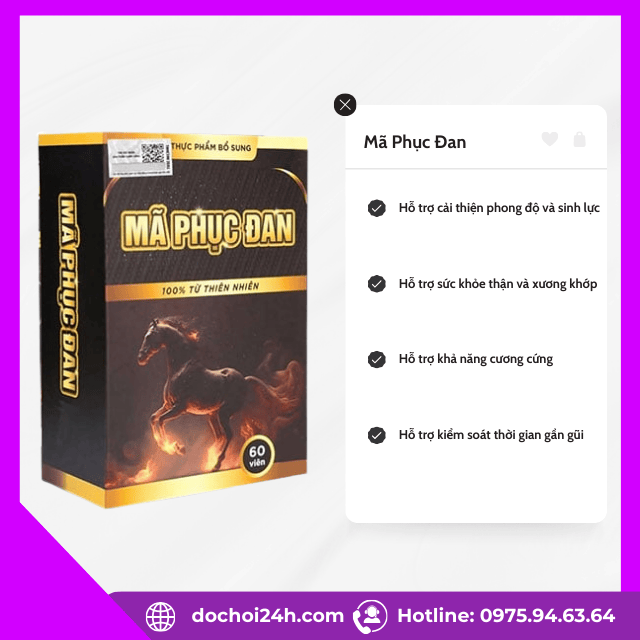 Công dụng nổi bật của mã phục đan