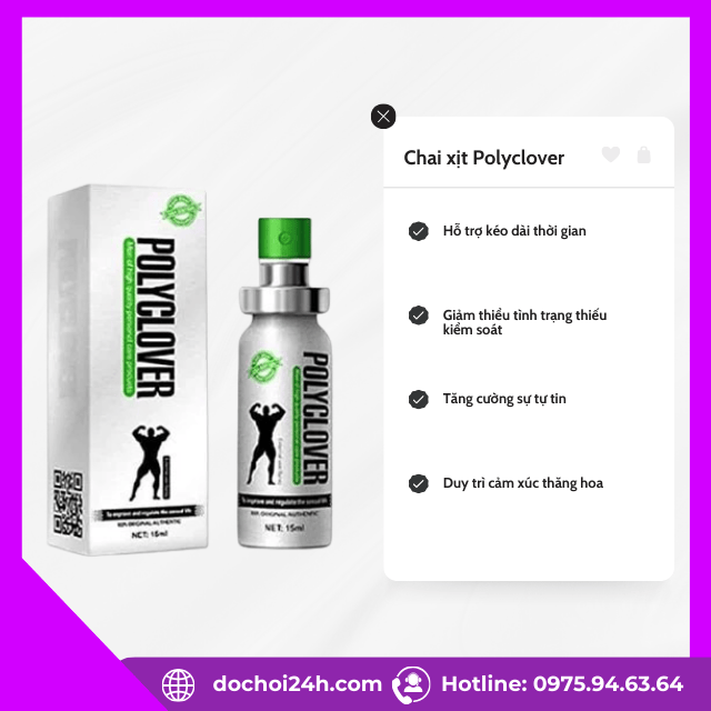 Công dụng chính của chai xịt polyclover