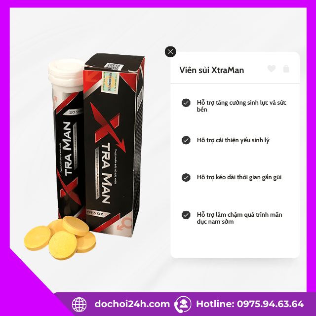 Công dụng nổi bật của viên sủi XtraMan