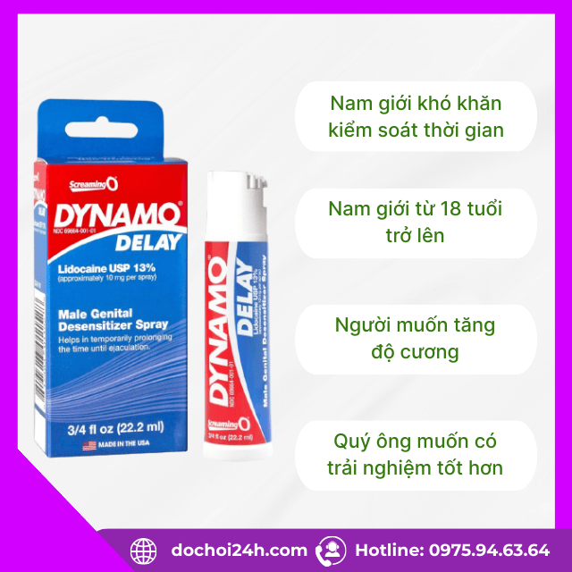Hướng dẫn cách dùng chai xịt dynamo delay hiệu quả