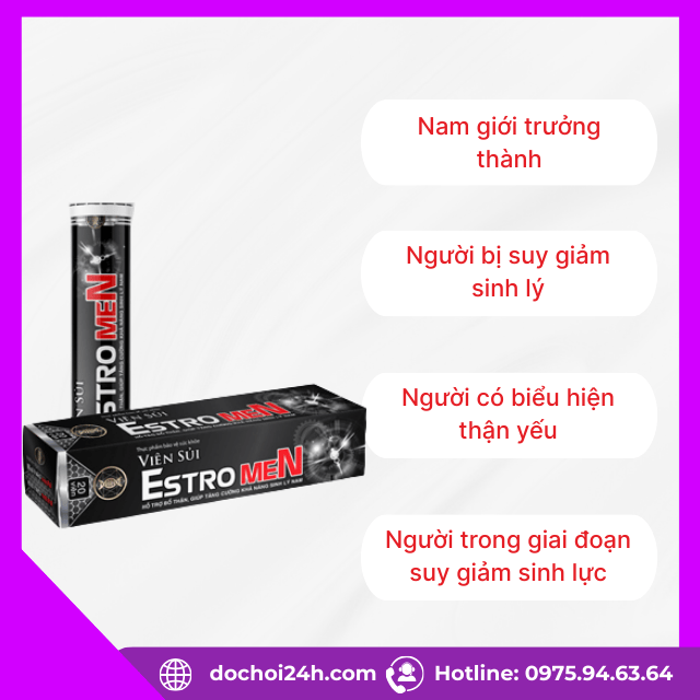 Đối tượng nên sử dụng viên sủi Estromen