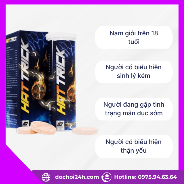 Đối tượng nên sử dụng viên sủi Hattrick