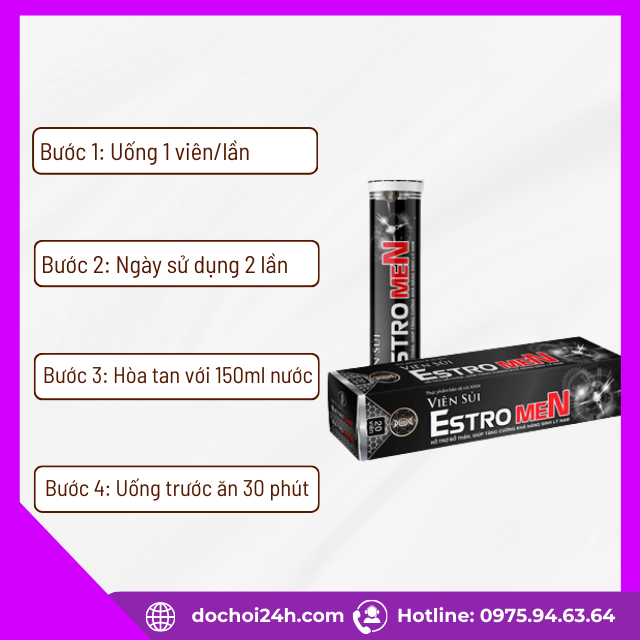 Hướng dẫn cách dùng viên xủi Estromen hiệu quả