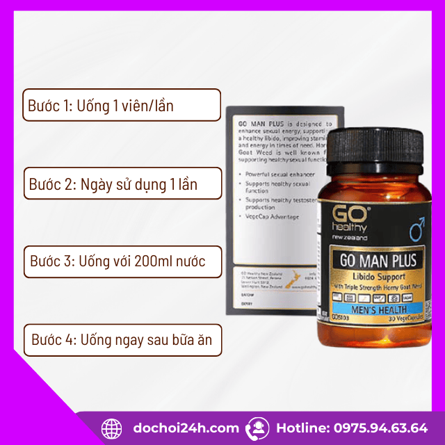 Hướng dẫn cách dùng go man plus để đạt kết quả tốt