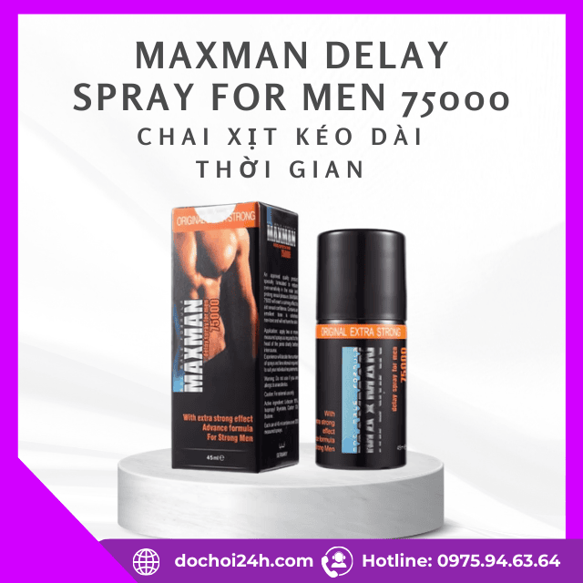 Chai xịt maxman delay spray for men 75000 là gì?