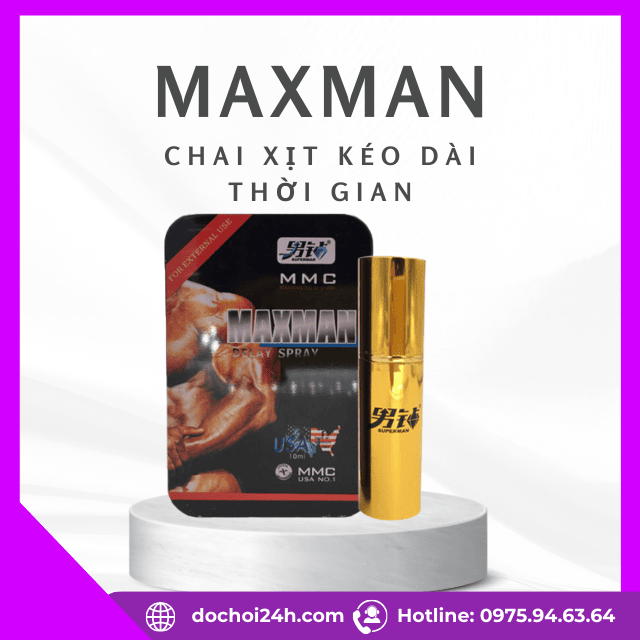 Chai xịt MAXMAN là gì?