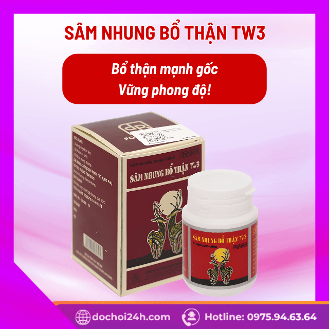 Sâm Nhung Bổ Thận TW3 là gì?